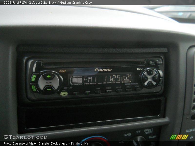 Black / Medium Graphite Grey 2003 Ford F150 XL SuperCab