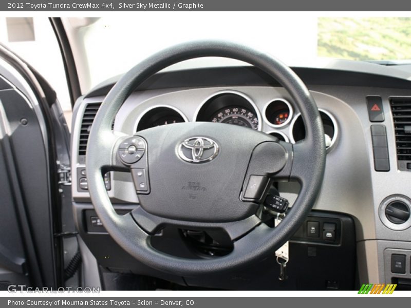 Silver Sky Metallic / Graphite 2012 Toyota Tundra CrewMax 4x4