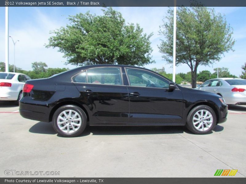 Black / Titan Black 2012 Volkswagen Jetta SE Sedan