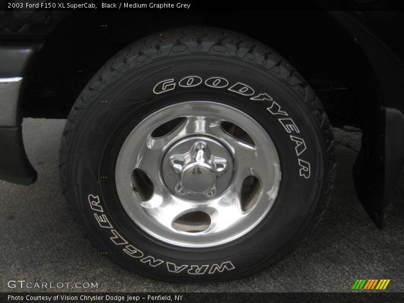 Black / Medium Graphite Grey 2003 Ford F150 XL SuperCab