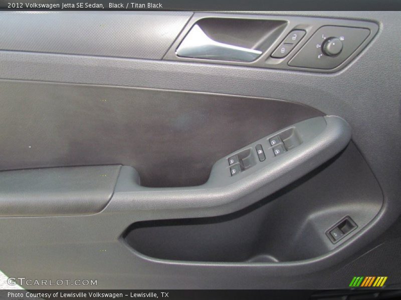 Black / Titan Black 2012 Volkswagen Jetta SE Sedan