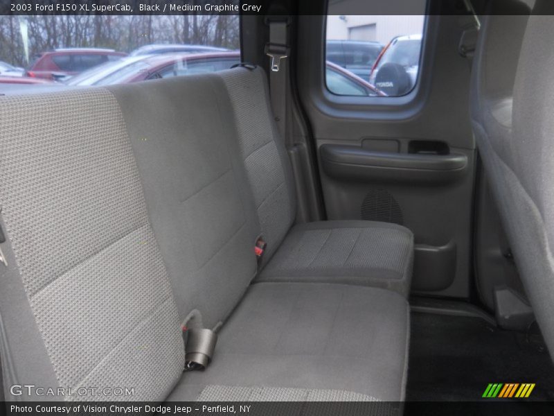 Black / Medium Graphite Grey 2003 Ford F150 XL SuperCab