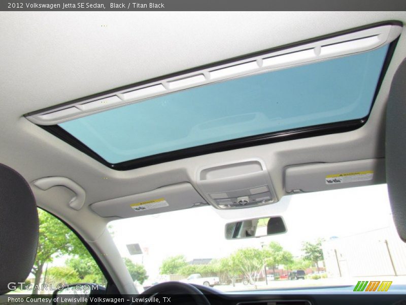 Black / Titan Black 2012 Volkswagen Jetta SE Sedan
