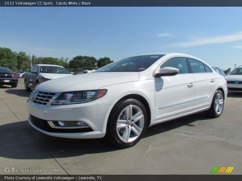 Candy White / Black 2013 Volkswagen CC Sport