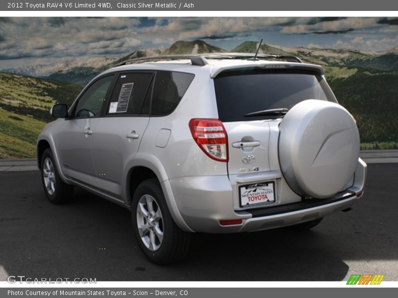 Classic Silver Metallic / Ash 2012 Toyota RAV4 V6 Limited 4WD