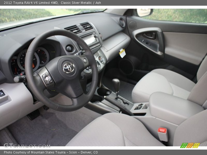  2012 RAV4 V6 Limited 4WD Ash Interior