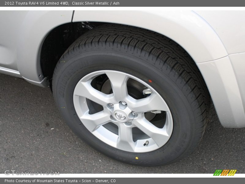 Classic Silver Metallic / Ash 2012 Toyota RAV4 V6 Limited 4WD