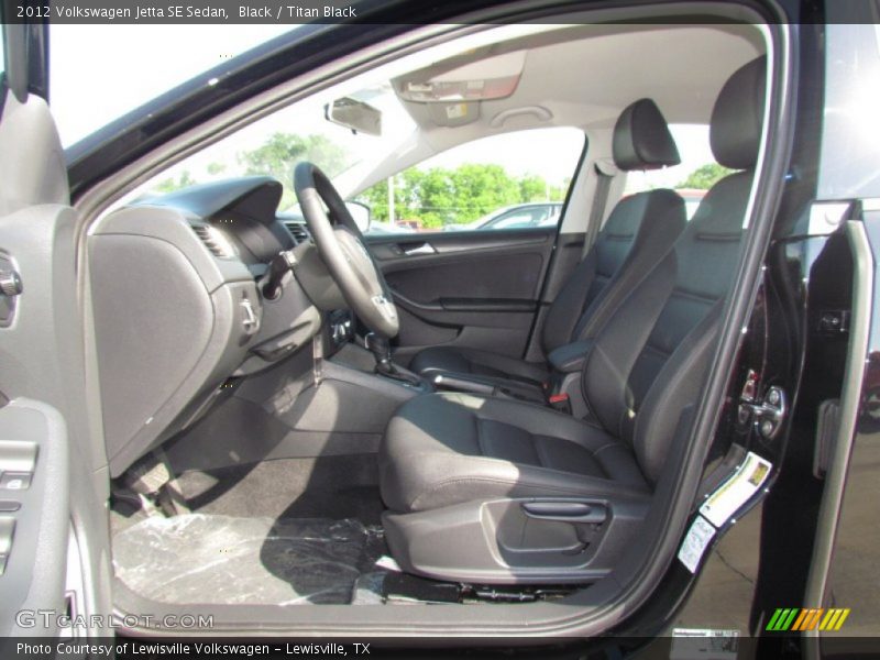 Black / Titan Black 2012 Volkswagen Jetta SE Sedan