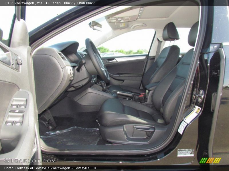 Black / Titan Black 2012 Volkswagen Jetta TDI Sedan