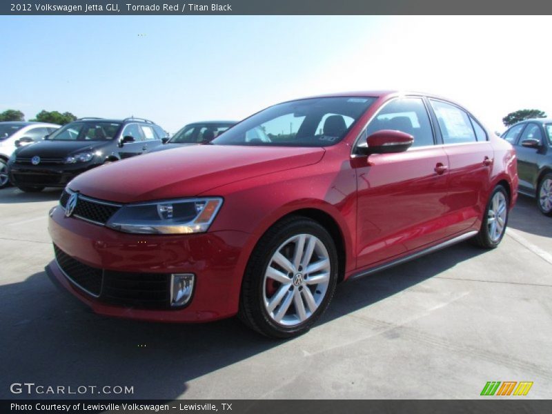 Tornado Red / Titan Black 2012 Volkswagen Jetta GLI
