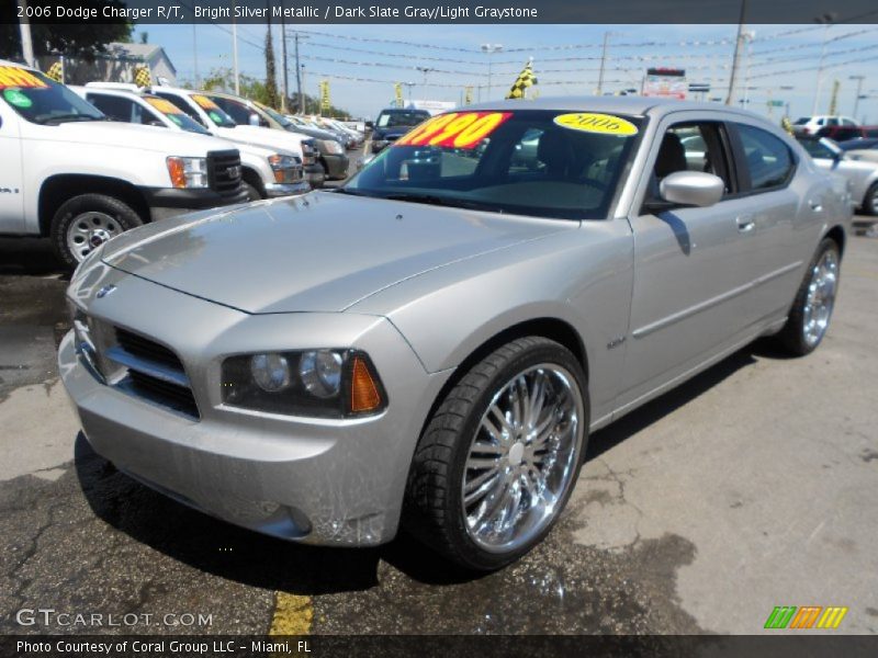 Bright Silver Metallic / Dark Slate Gray/Light Graystone 2006 Dodge Charger R/T
