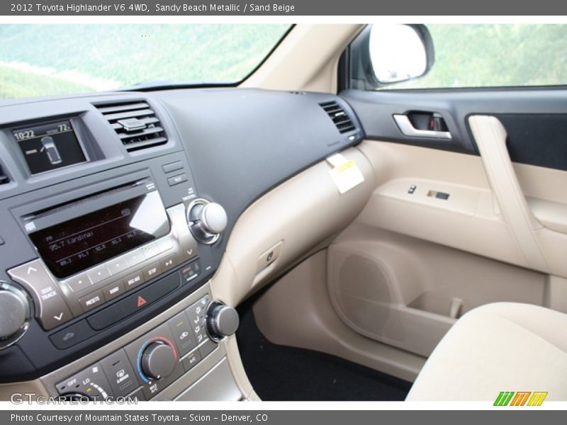 Sandy Beach Metallic / Sand Beige 2012 Toyota Highlander V6 4WD