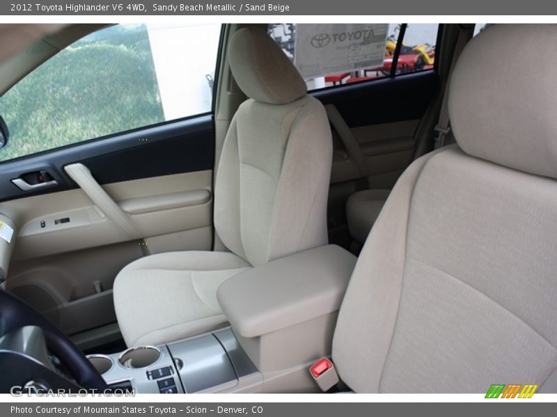Sandy Beach Metallic / Sand Beige 2012 Toyota Highlander V6 4WD