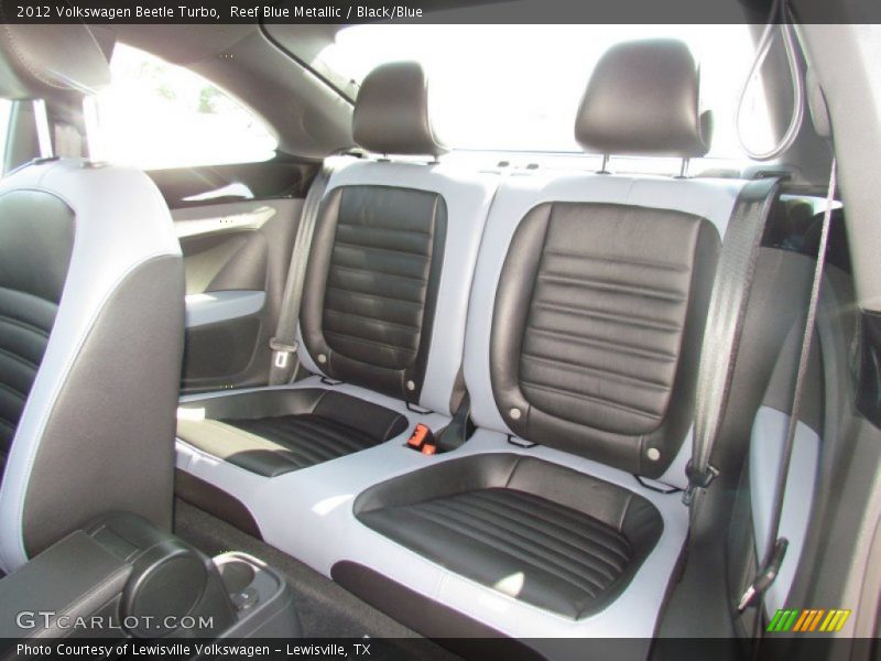 Reef Blue Metallic / Black/Blue 2012 Volkswagen Beetle Turbo