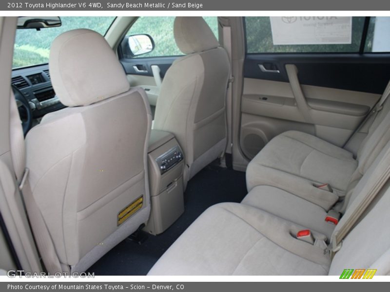 Sandy Beach Metallic / Sand Beige 2012 Toyota Highlander V6 4WD