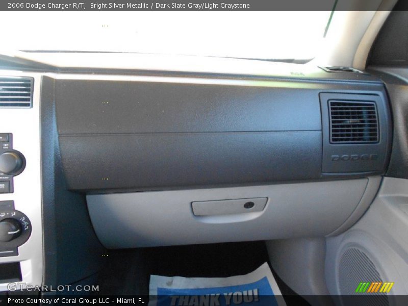 Bright Silver Metallic / Dark Slate Gray/Light Graystone 2006 Dodge Charger R/T
