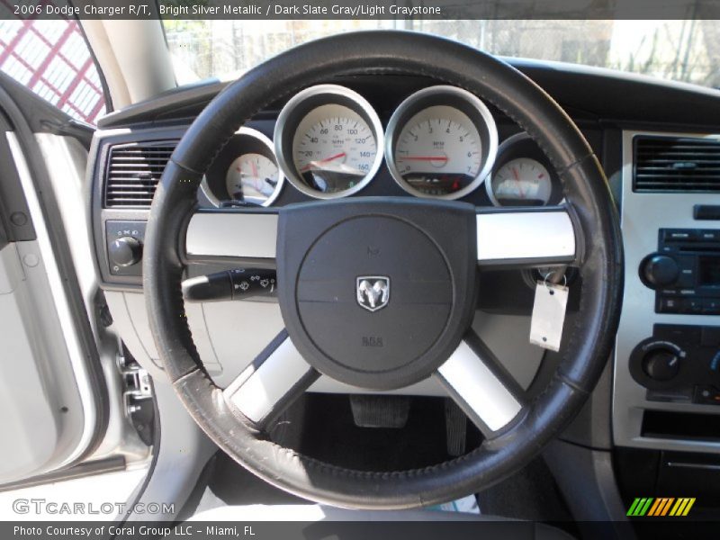 Bright Silver Metallic / Dark Slate Gray/Light Graystone 2006 Dodge Charger R/T