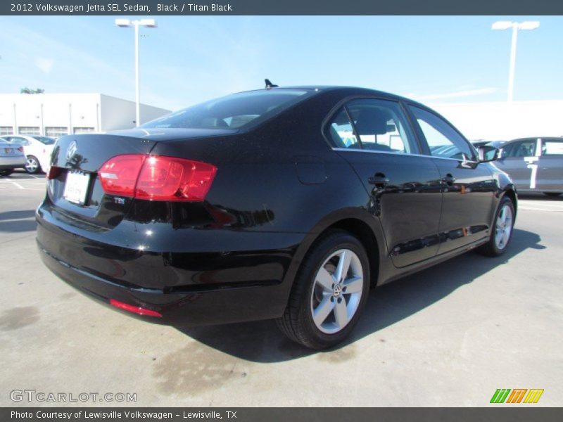 Black / Titan Black 2012 Volkswagen Jetta SEL Sedan