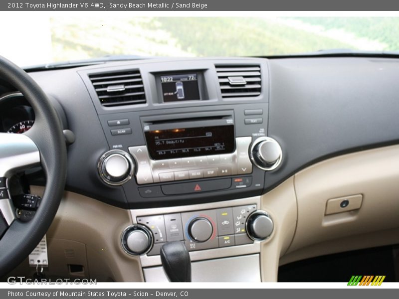 Sandy Beach Metallic / Sand Beige 2012 Toyota Highlander V6 4WD