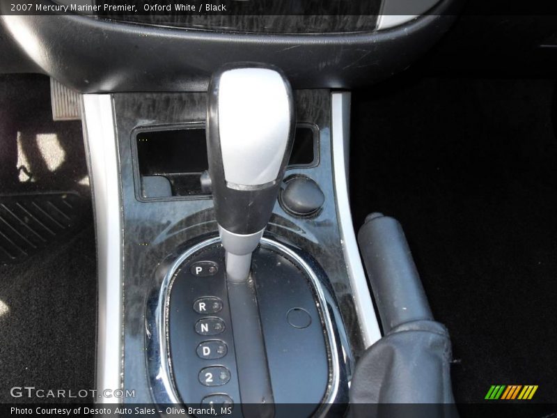 Oxford White / Black 2007 Mercury Mariner Premier