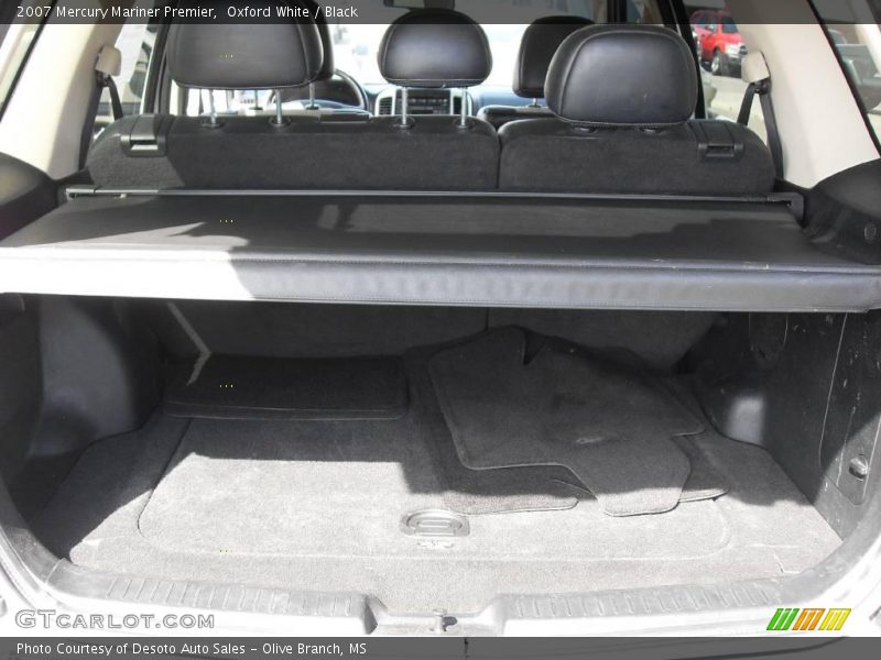 Oxford White / Black 2007 Mercury Mariner Premier
