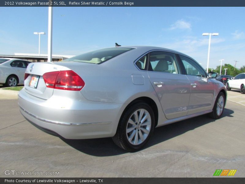 Reflex Silver Metallic / Cornsilk Beige 2012 Volkswagen Passat 2.5L SEL