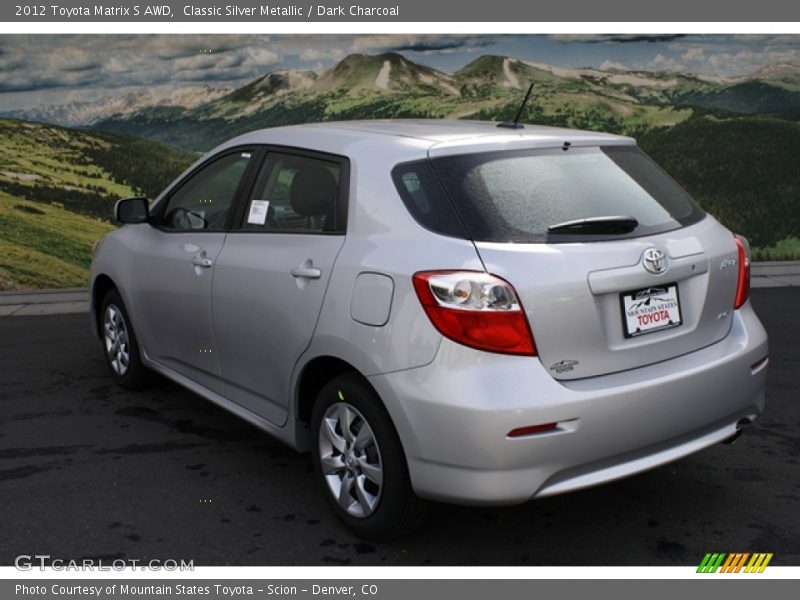 Classic Silver Metallic / Dark Charcoal 2012 Toyota Matrix S AWD