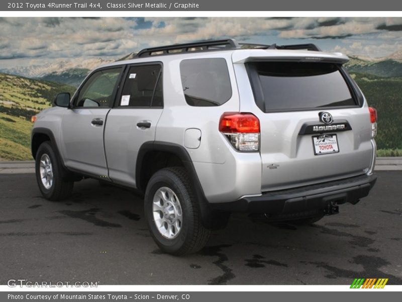 Classic Silver Metallic / Graphite 2012 Toyota 4Runner Trail 4x4
