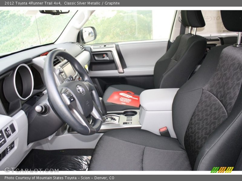 Classic Silver Metallic / Graphite 2012 Toyota 4Runner Trail 4x4