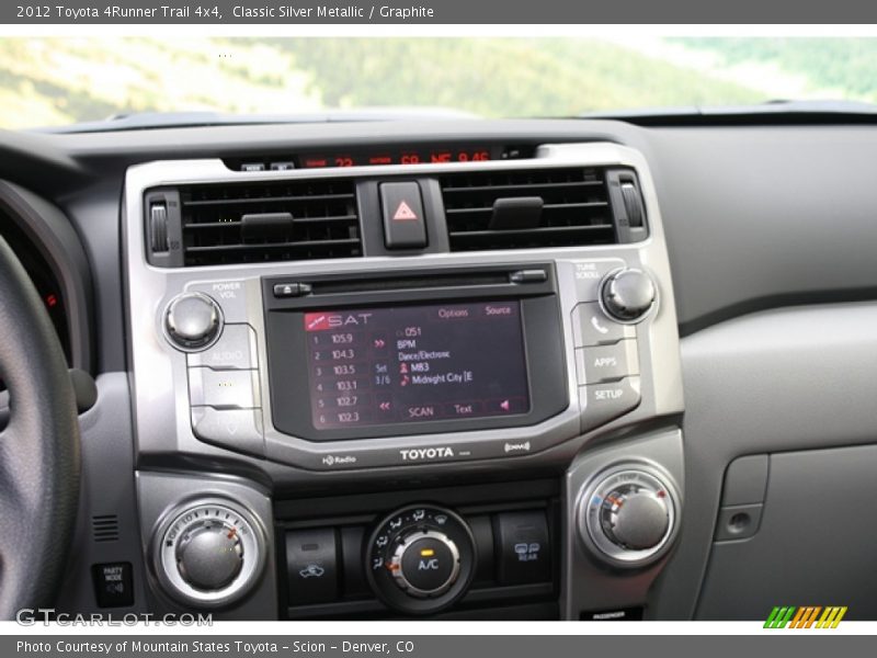 Classic Silver Metallic / Graphite 2012 Toyota 4Runner Trail 4x4