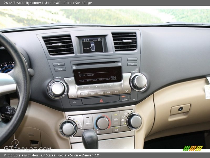 Black / Sand Beige 2012 Toyota Highlander Hybrid 4WD