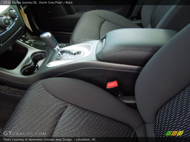 Storm Grey Pearl / Black 2012 Dodge Journey SE