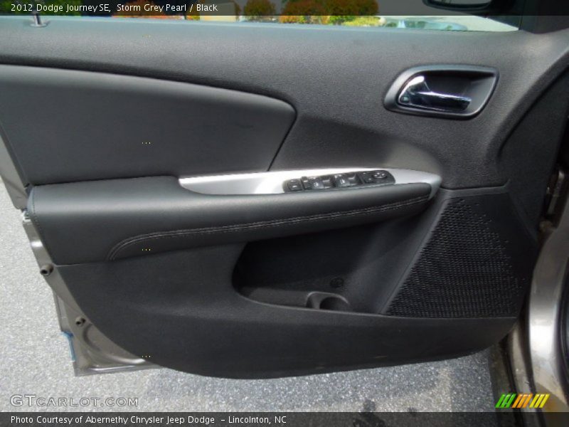 Storm Grey Pearl / Black 2012 Dodge Journey SE