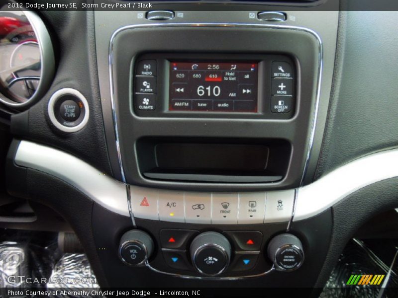 Storm Grey Pearl / Black 2012 Dodge Journey SE