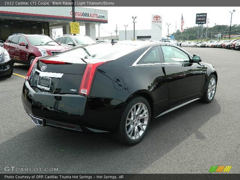 Black Raven / Light Titanium/Ebony 2012 Cadillac CTS Coupe