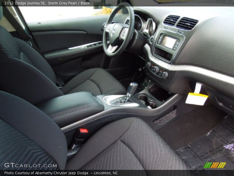 Storm Grey Pearl / Black 2012 Dodge Journey SE