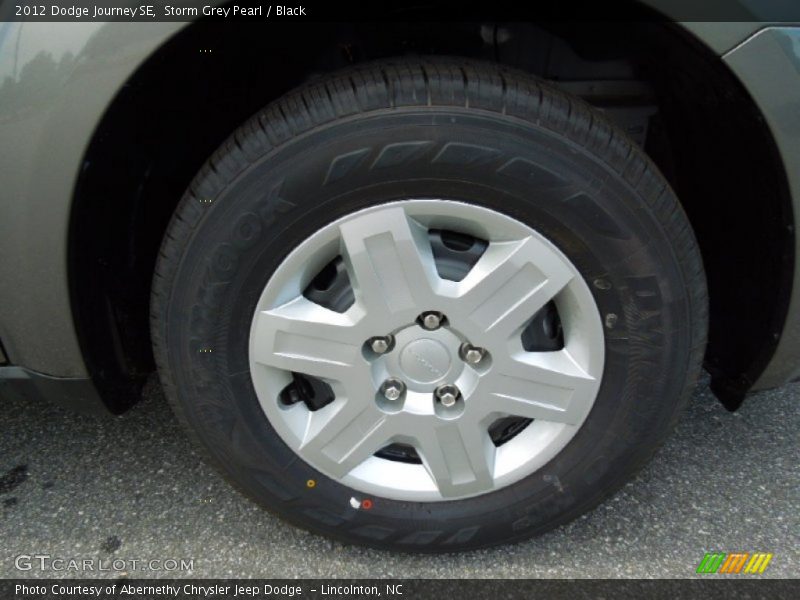Storm Grey Pearl / Black 2012 Dodge Journey SE