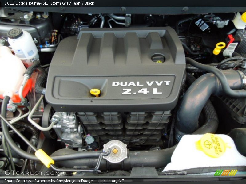 Storm Grey Pearl / Black 2012 Dodge Journey SE