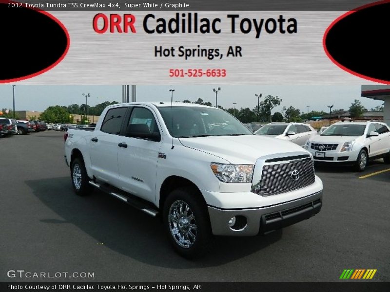 Super White / Graphite 2012 Toyota Tundra TSS CrewMax 4x4