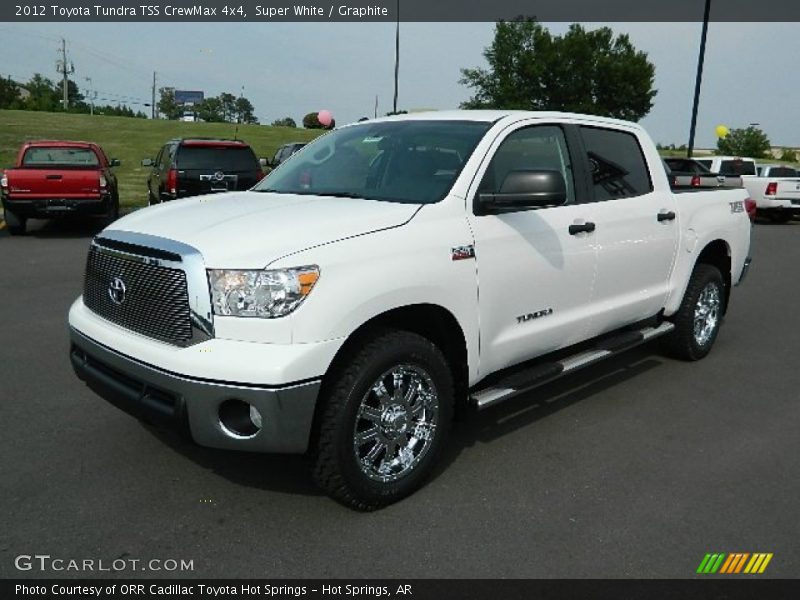 Super White / Graphite 2012 Toyota Tundra TSS CrewMax 4x4