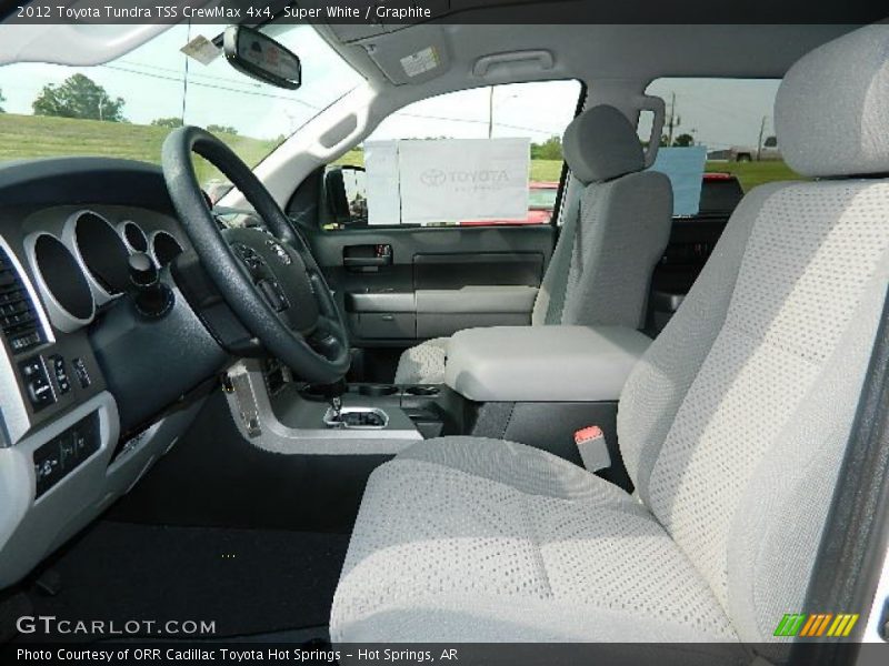 Super White / Graphite 2012 Toyota Tundra TSS CrewMax 4x4