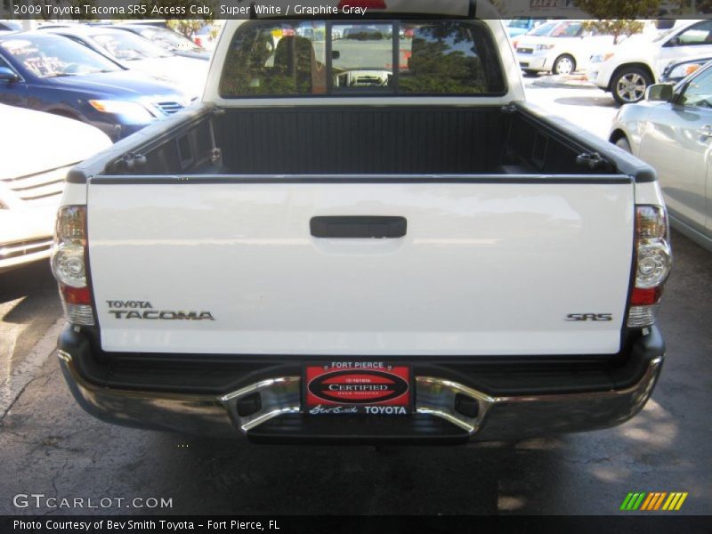 Super White / Graphite Gray 2009 Toyota Tacoma SR5 Access Cab