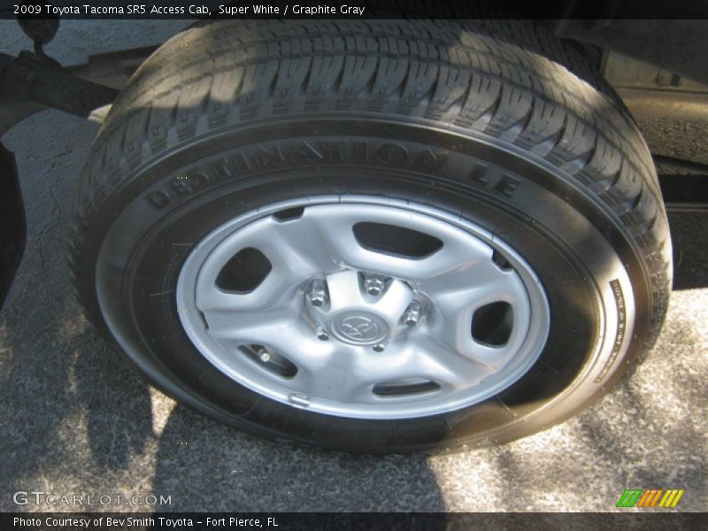 Super White / Graphite Gray 2009 Toyota Tacoma SR5 Access Cab