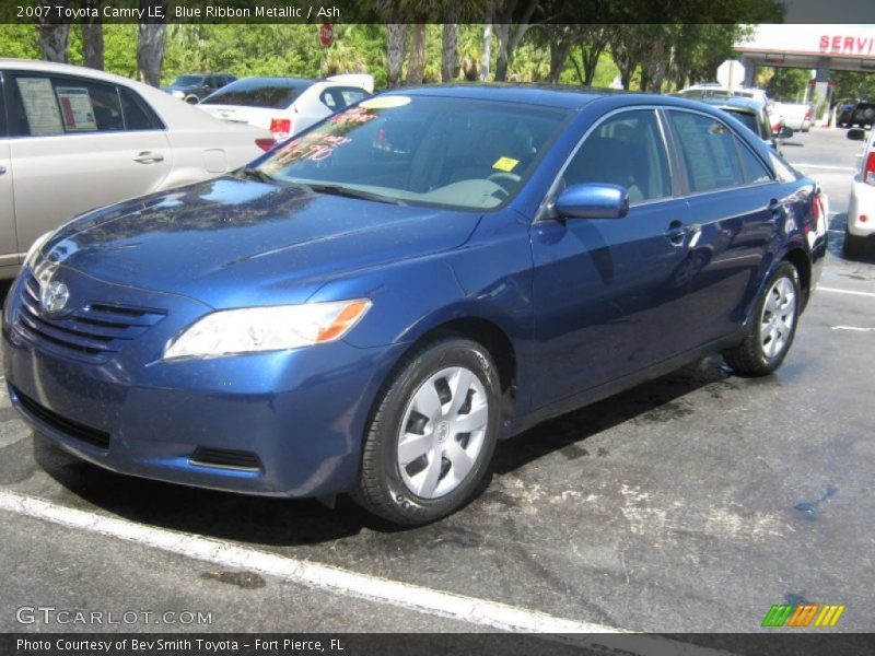 Blue Ribbon Metallic / Ash 2007 Toyota Camry LE