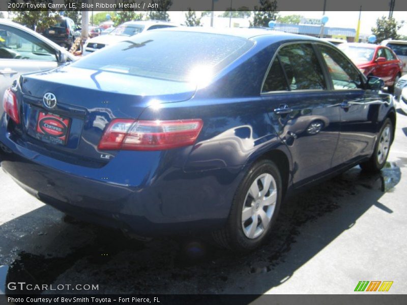 Blue Ribbon Metallic / Ash 2007 Toyota Camry LE