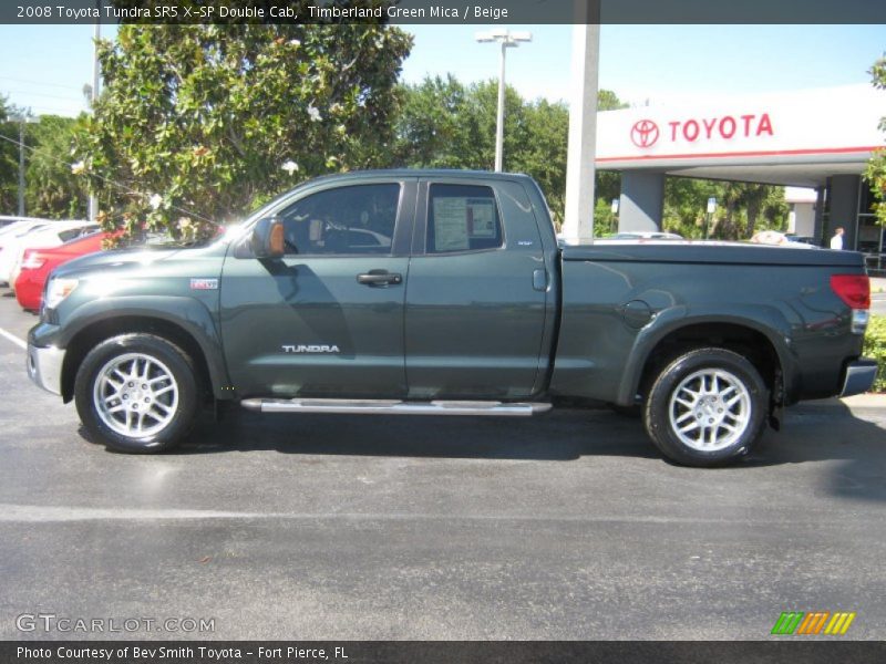 Timberland Green Mica / Beige 2008 Toyota Tundra SR5 X-SP Double Cab