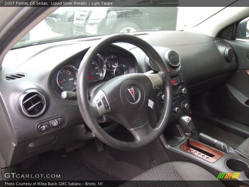 Liquid Silver Metallic / Light Taupe 2007 Pontiac G6 Sedan