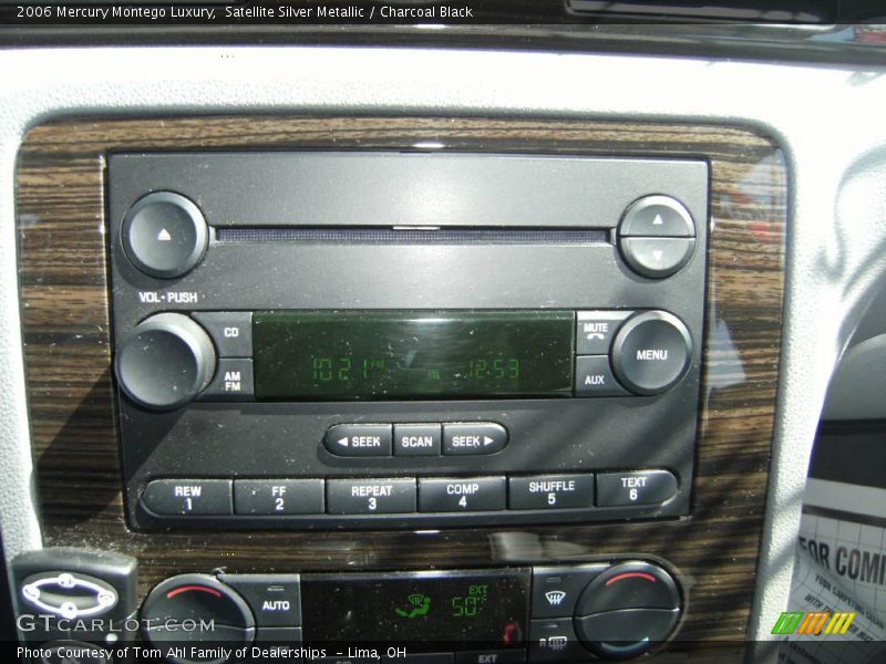 Satellite Silver Metallic / Charcoal Black 2006 Mercury Montego Luxury