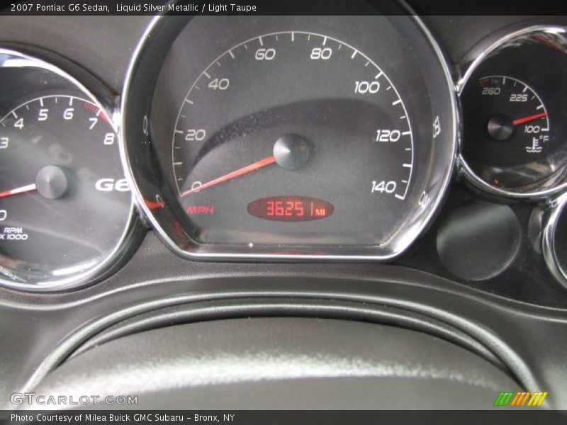 Liquid Silver Metallic / Light Taupe 2007 Pontiac G6 Sedan