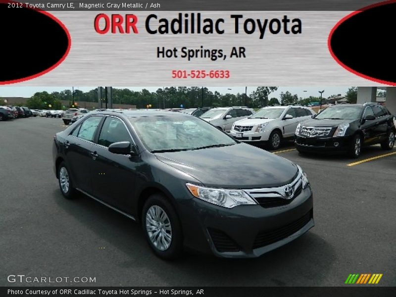 Magnetic Gray Metallic / Ash 2012 Toyota Camry LE